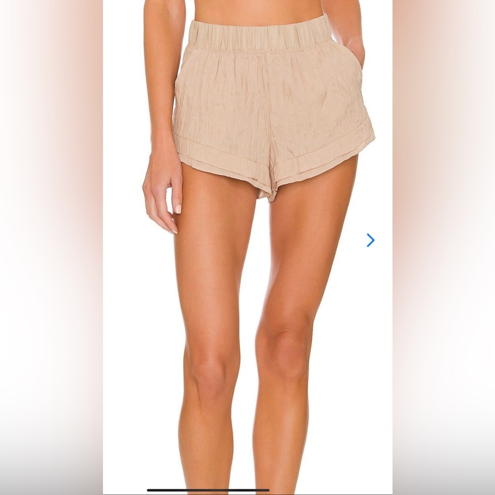 Free People Lets Go Out Short Khaki - Picture 4 of 5
